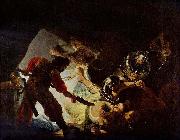 Rembrandt, The Blinding of Samson,